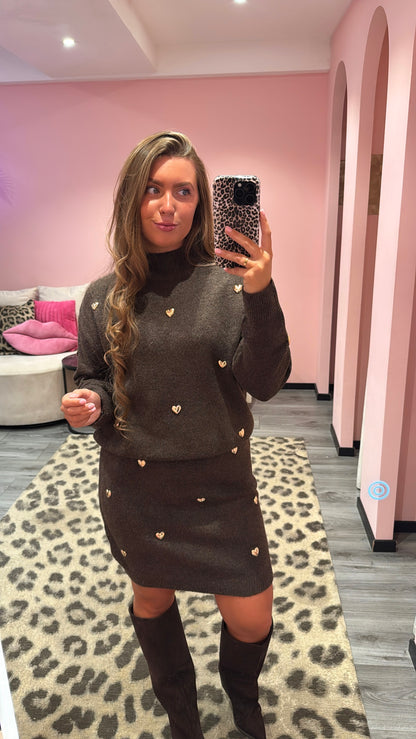 Amore Knit Set Bruin