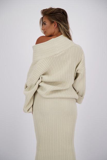 Reinders Kourtney Knit Sweater Creme