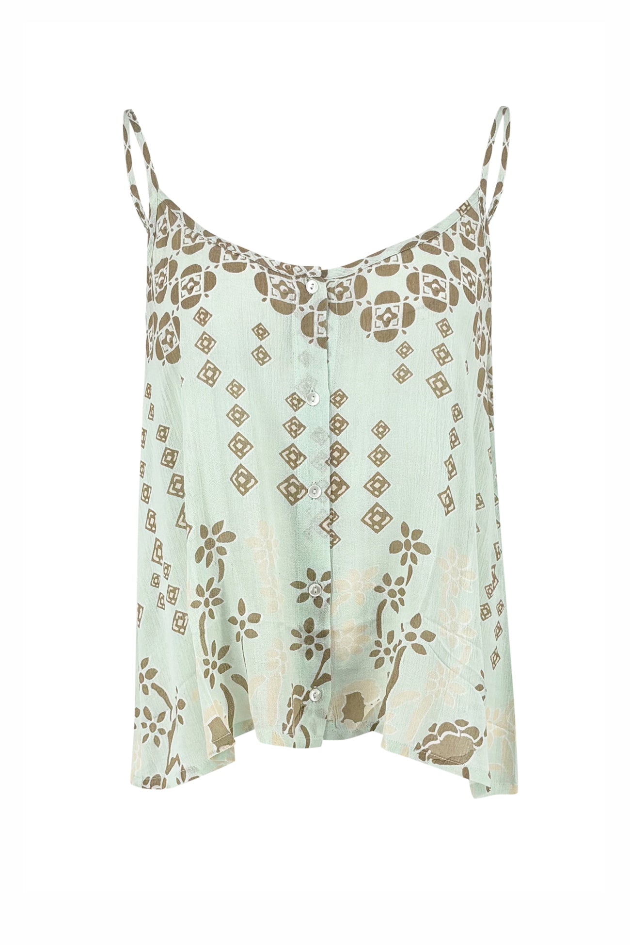 Strap Top Chloe Solaya Mint Ibzmode