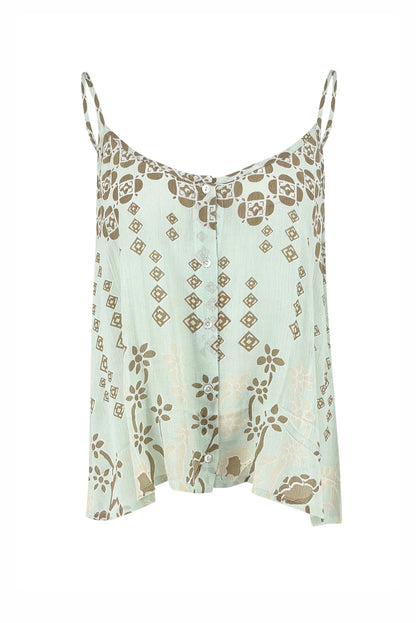 Strap Top Chloe Solaya Mint Ibzmode