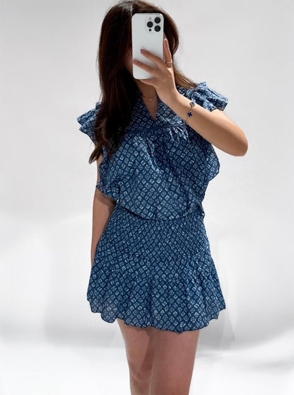 Nora Skort Navy Blue ByMila