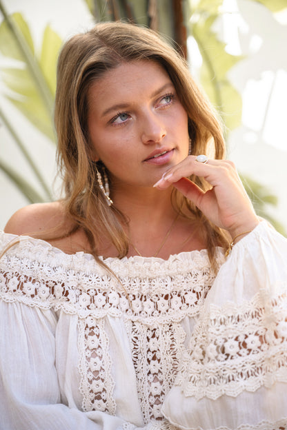 Top Marina Ellis Ivory Ibzmode