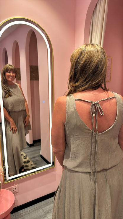 Jolie Jurk Taupe