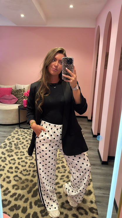 Polka Dots Jogger Wit