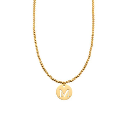 ByShir Ketting Met Letter Goud