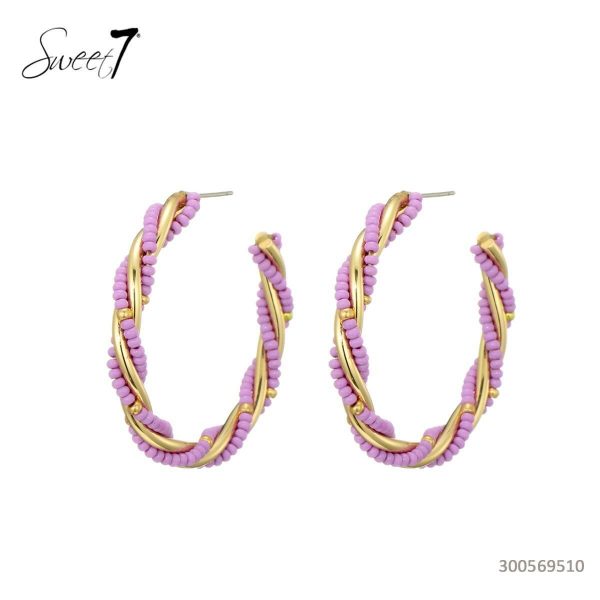 Earrings Hoops Lila