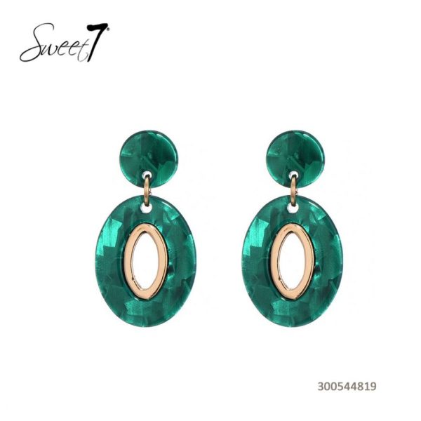 Earrings Stelle Green