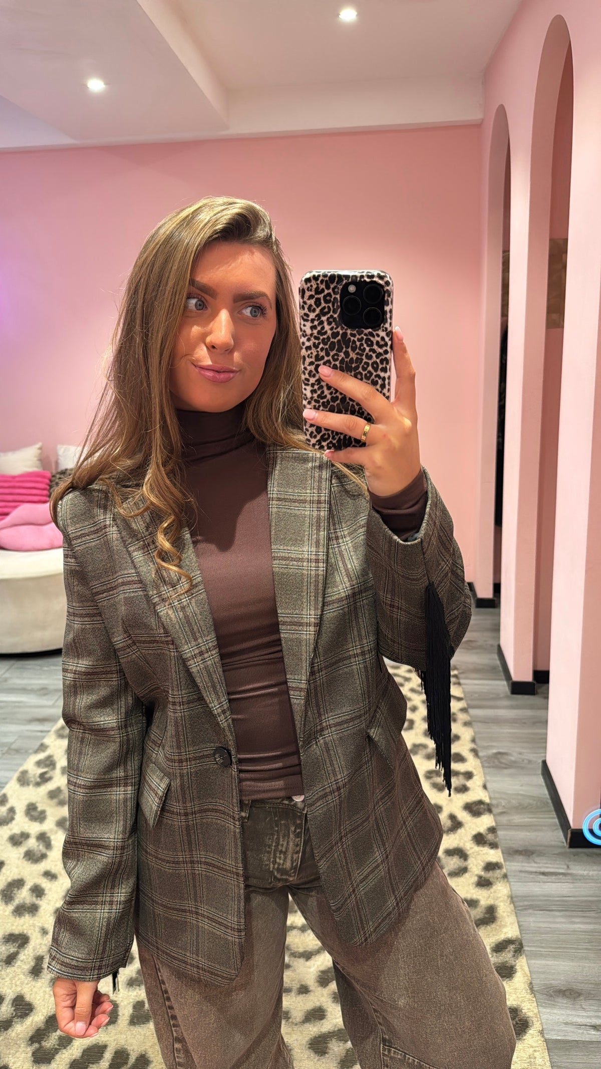 Fringe Blazer Bruin 20422