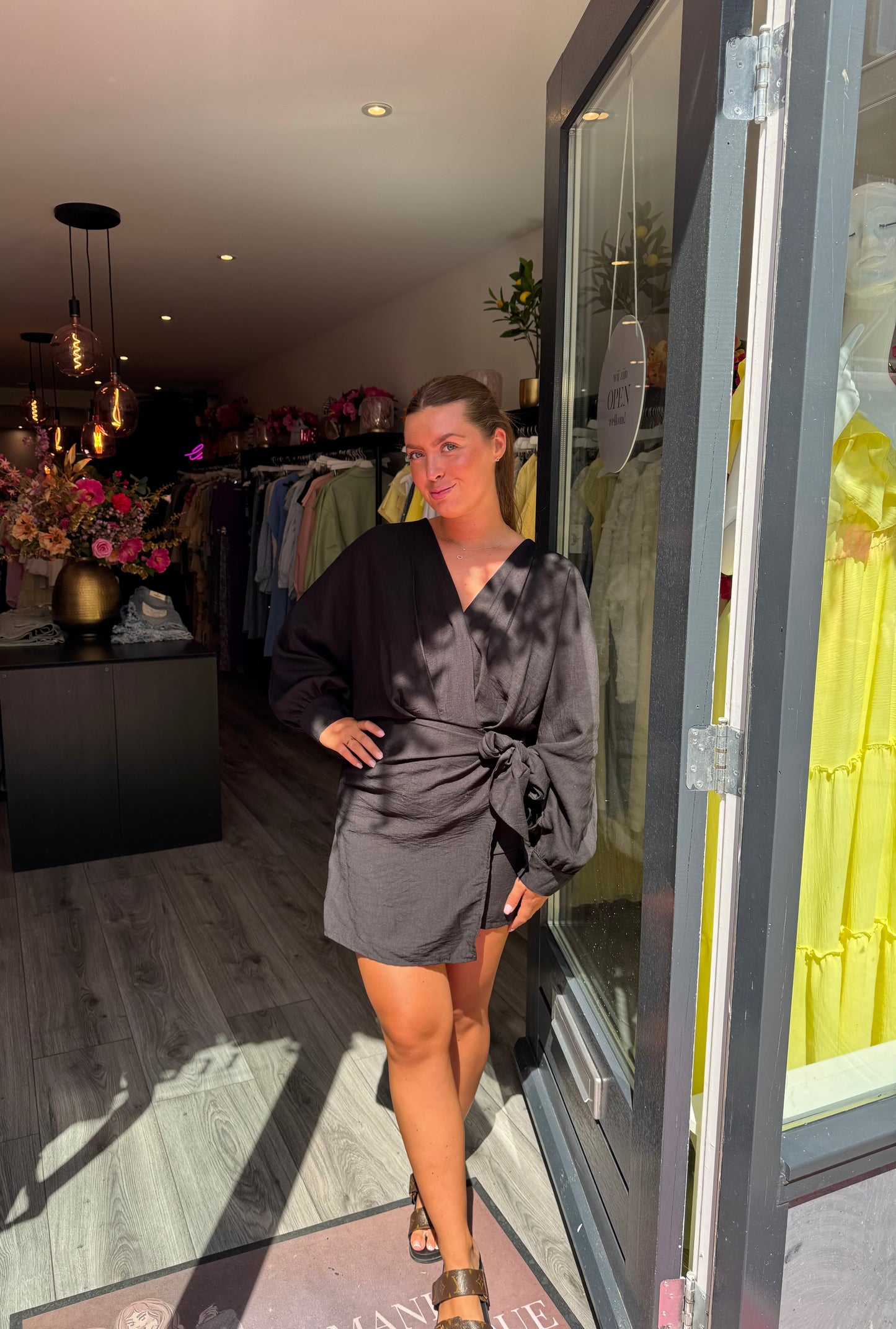 Playsuit Strik Zwart