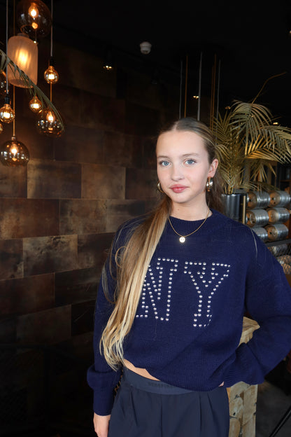 New York Sweater Navy Blue ByMila