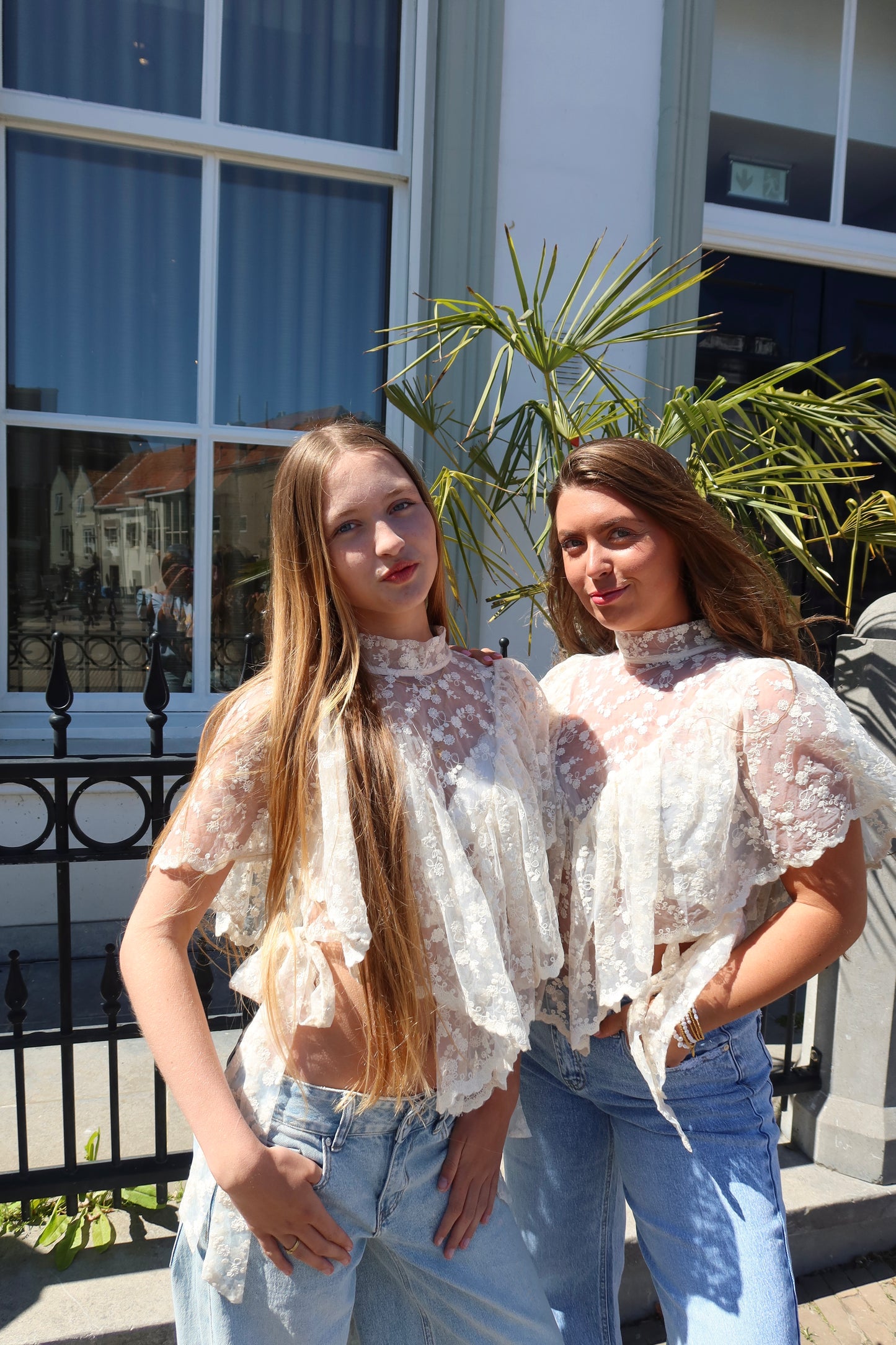 Boho Chic Lace Top Beige