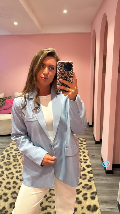 Ambika Blazer Licht Blauw