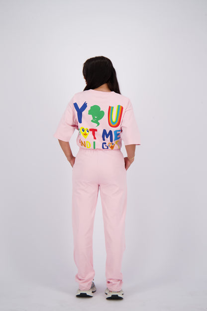 I Got you Jogger - Reinders - Baby Pink