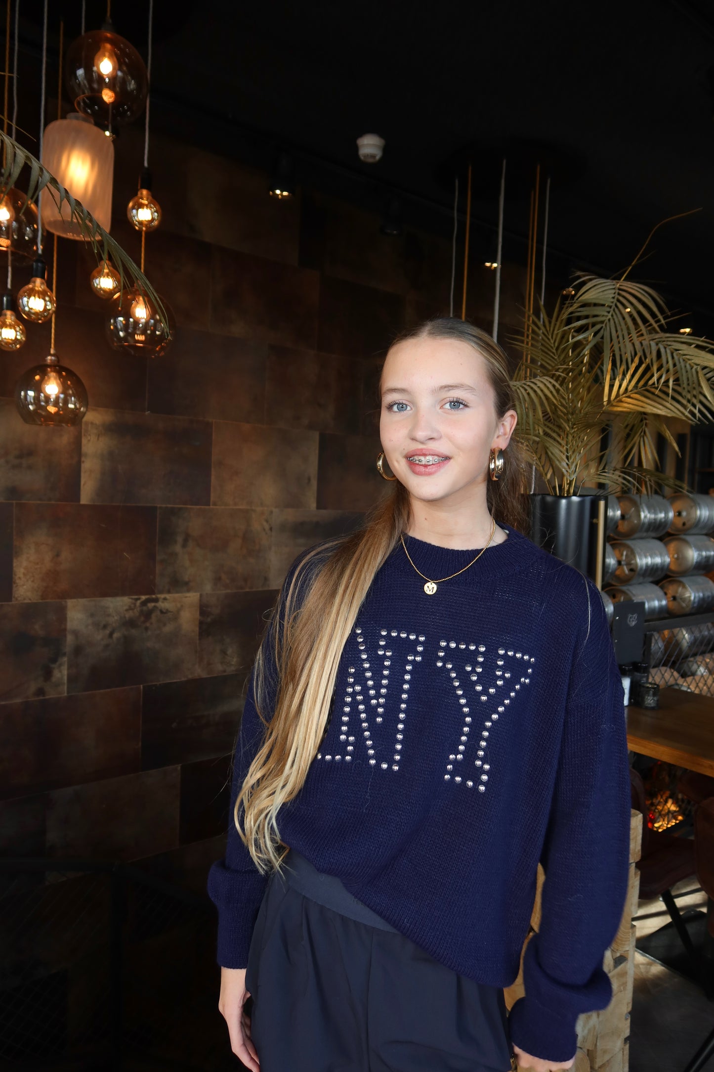 New York Sweater Navy Blue ByMila