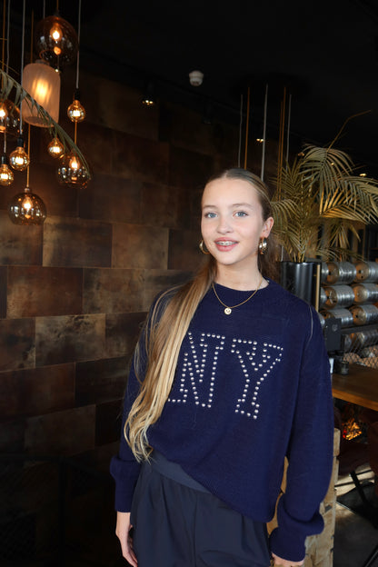 New York Sweater Navy Blue ByMila