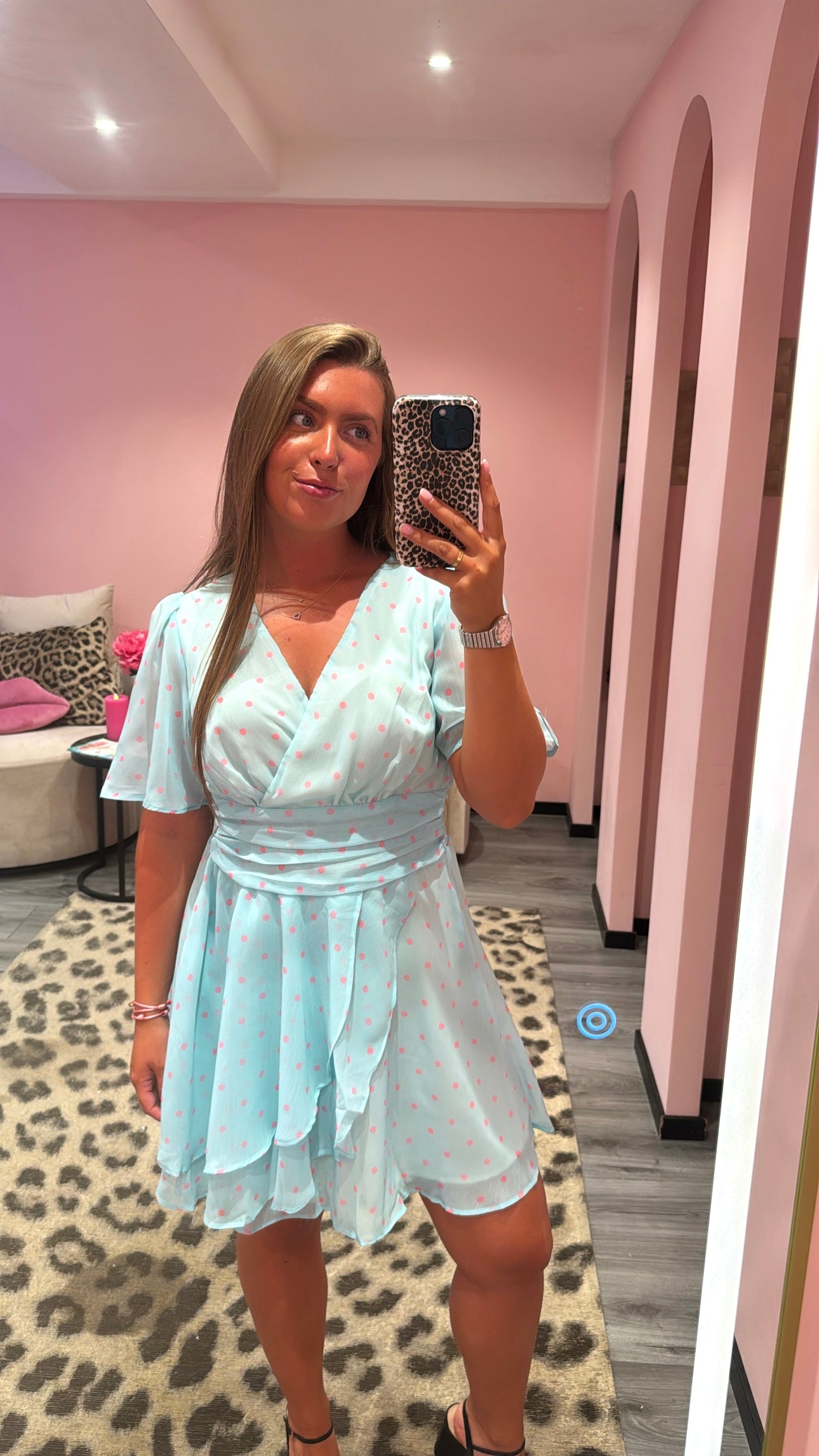 Turquoise Dots Jurkje