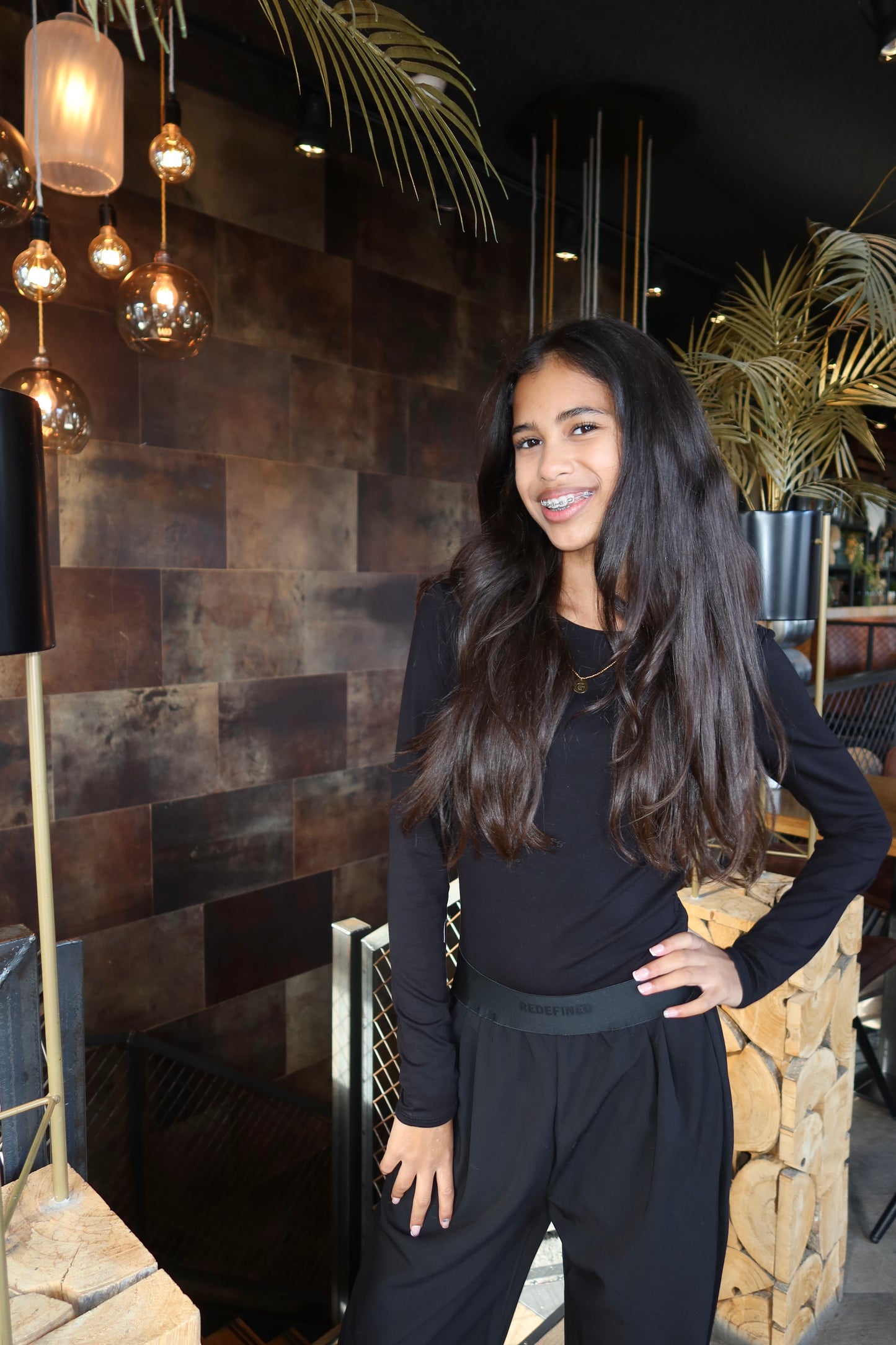 Basic Longsleeve Zia Top Zwart ByMila