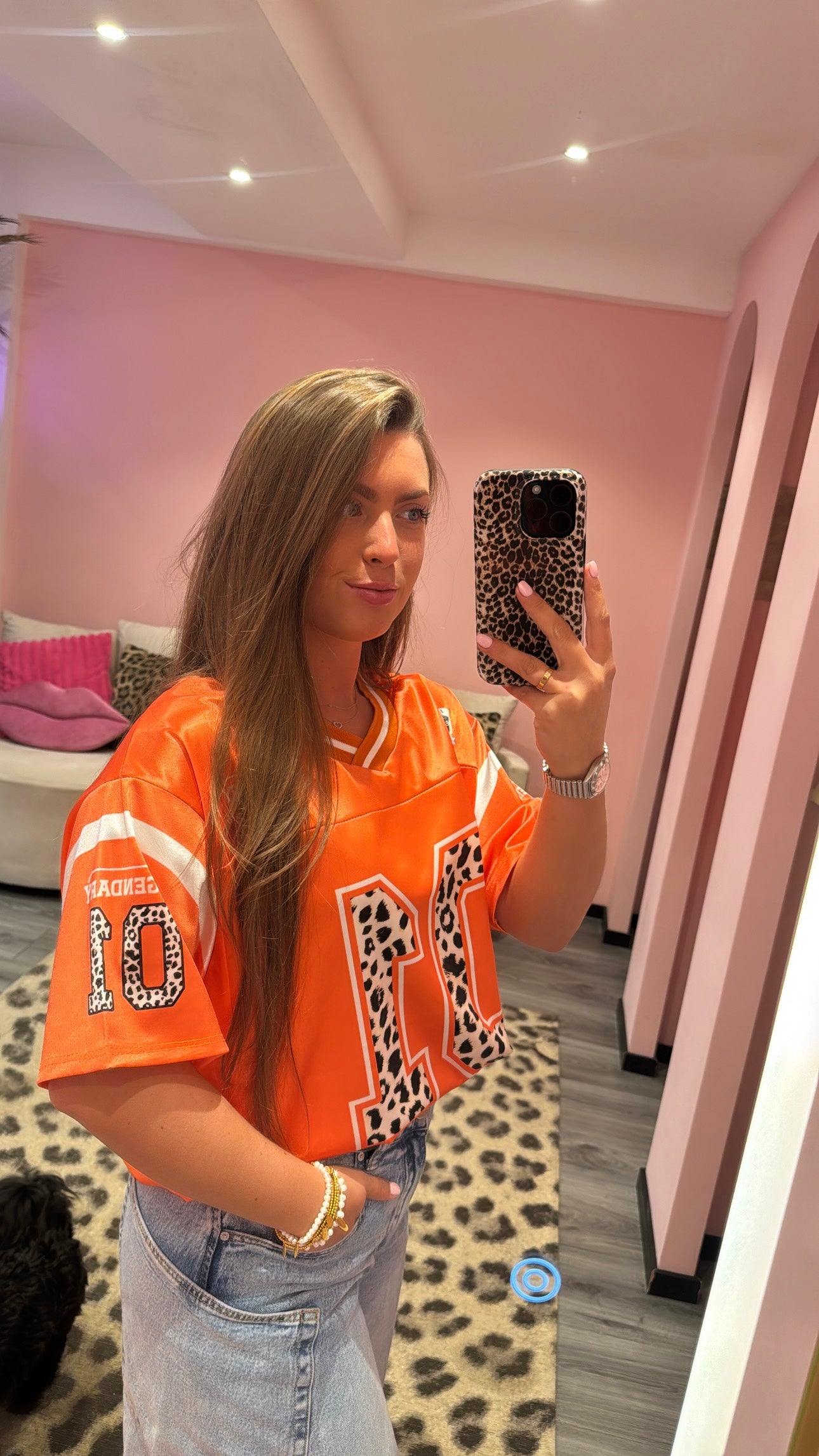 Leopard Jersey Oranje