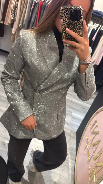 Blazer Paris Zilver Glitter