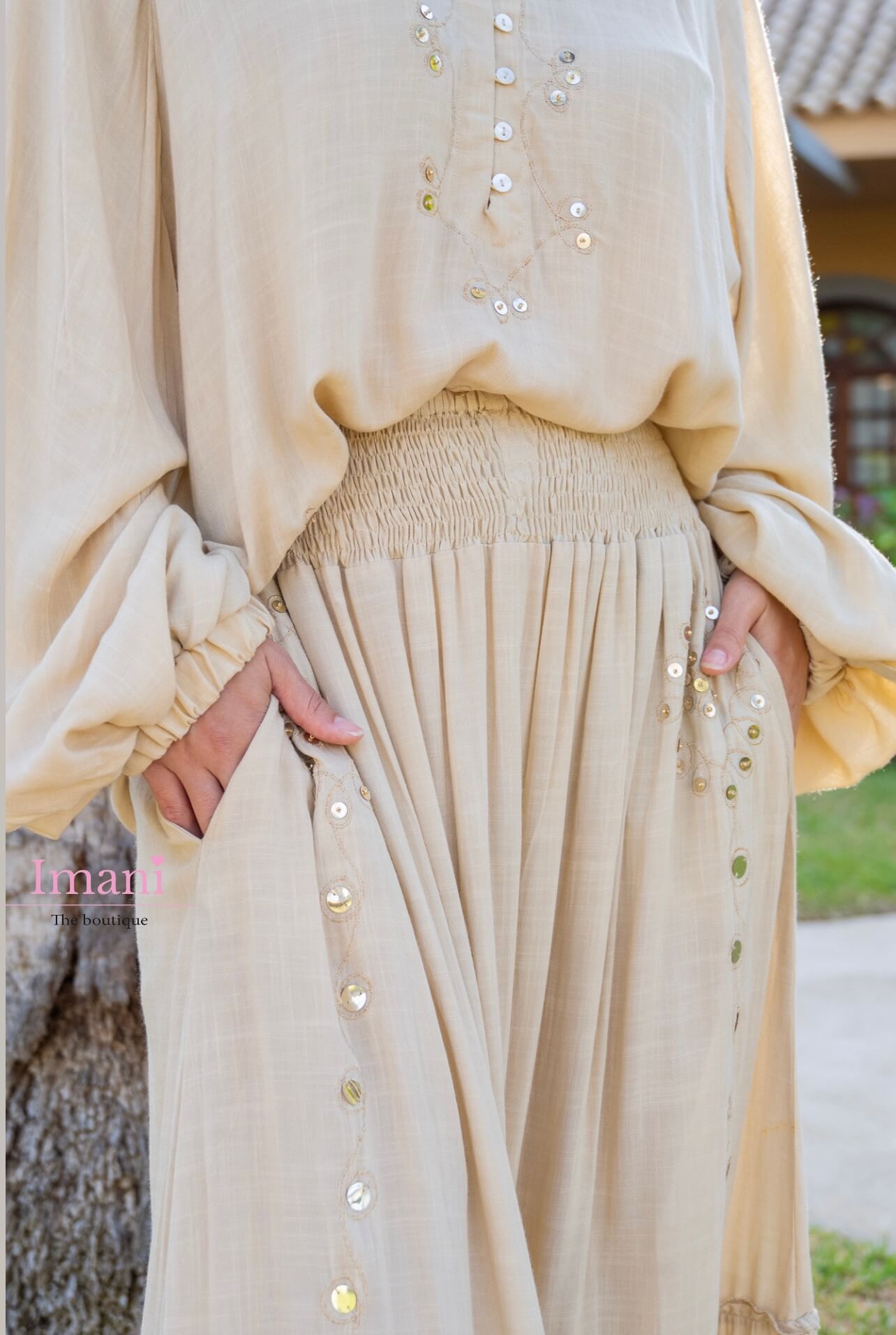 Gold&Silver Vilan Blouse Beige