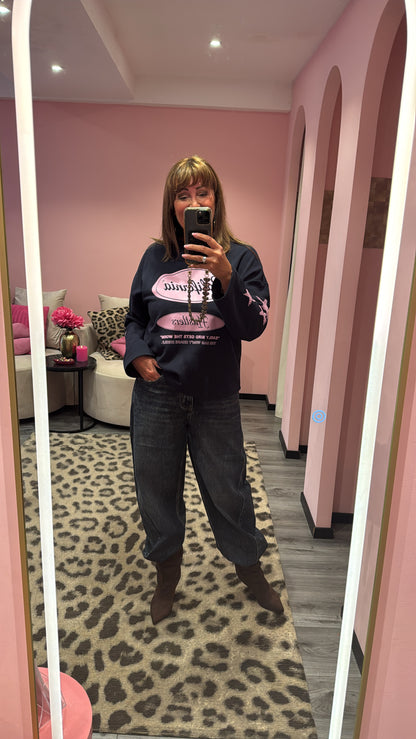 California Star Longsleeve Blauw/Roze