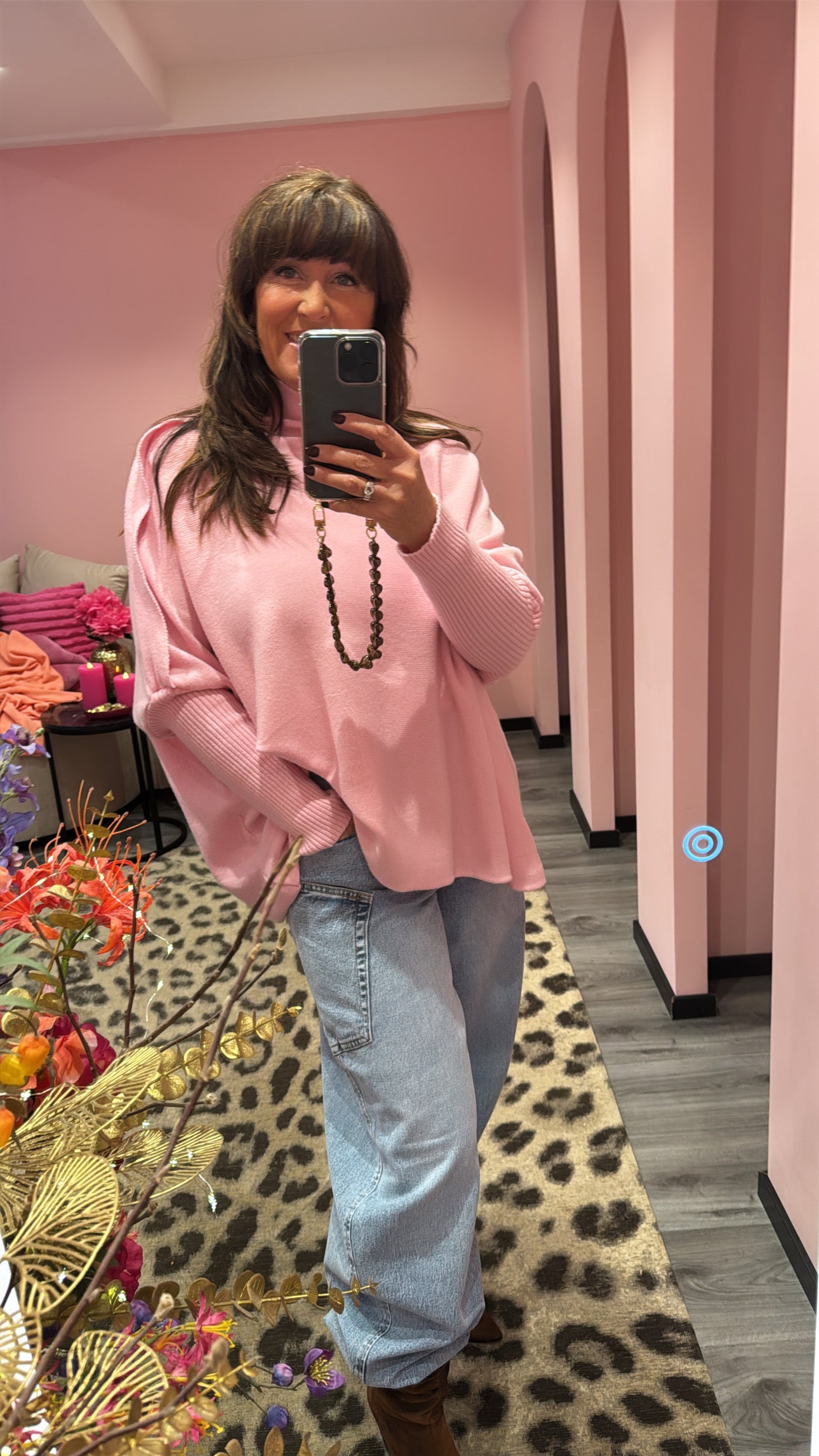 Loose Fit Sweater Pink