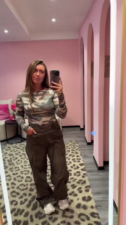 Cargo Broek Army Groen 8064