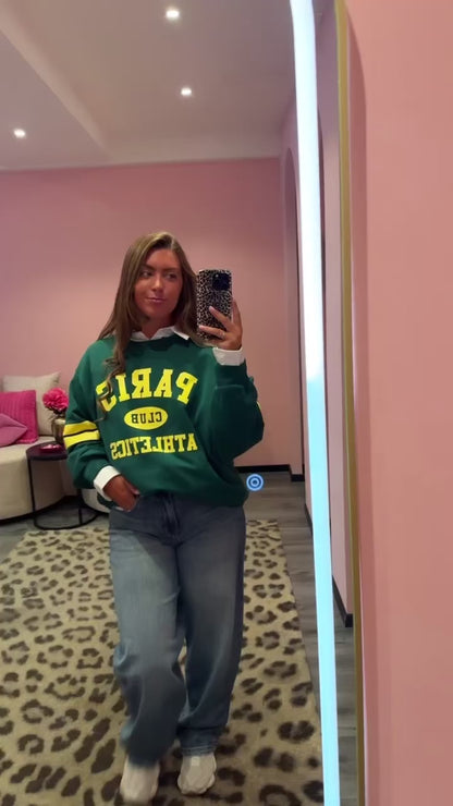 Paris Club Sweater Groen