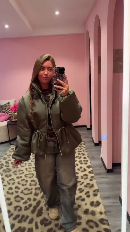Bowie Puffer Army Groen